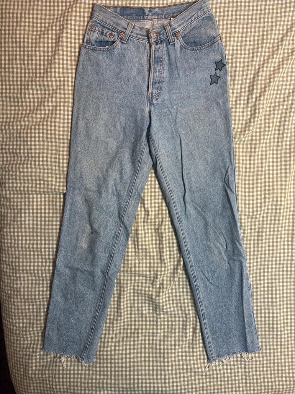 Vintage Levi’s 501 High Waisted Star Jeans